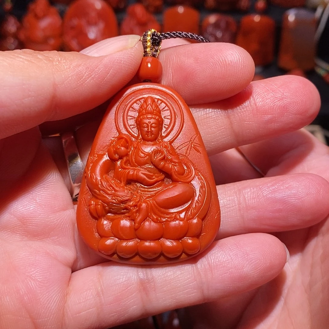 商***店南红玛瑙未镶嵌精工吊坠
