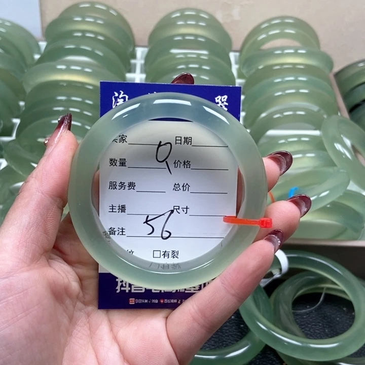 蛇纹石玉手镯未镶嵌Q**y