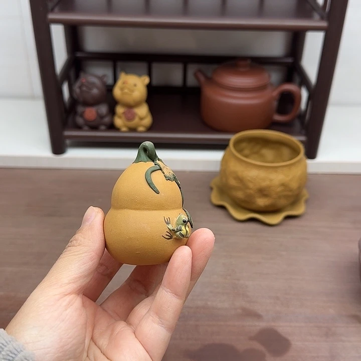 段泥茶案喷水茶宠