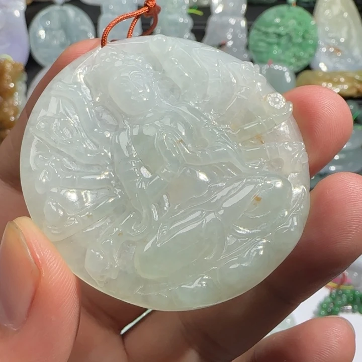 颈饰未镶嵌翡翠千手