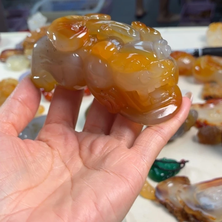 玛瑙/玉髓未镶嵌吊坠(不含链)