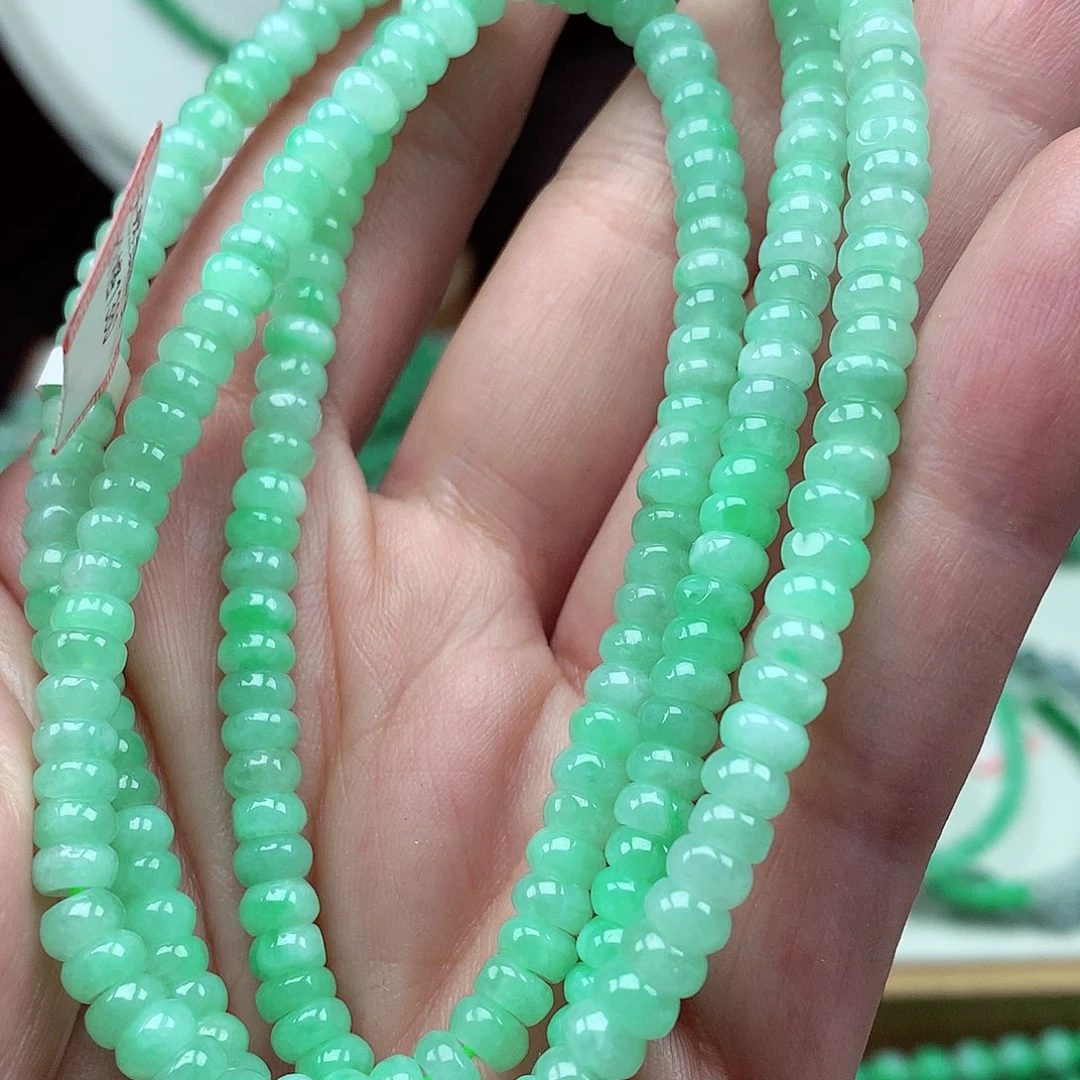 翡翠未镶嵌毛衣链