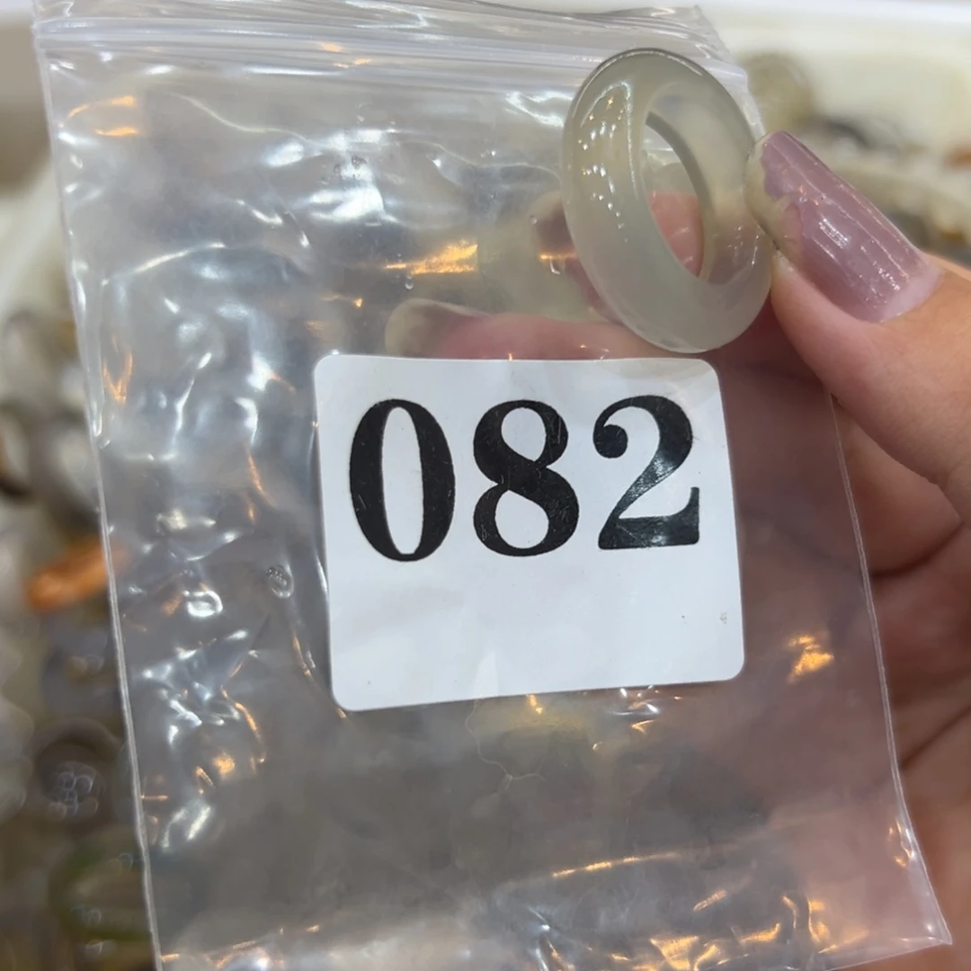 玛瑙/玉髓戒指合金82港15