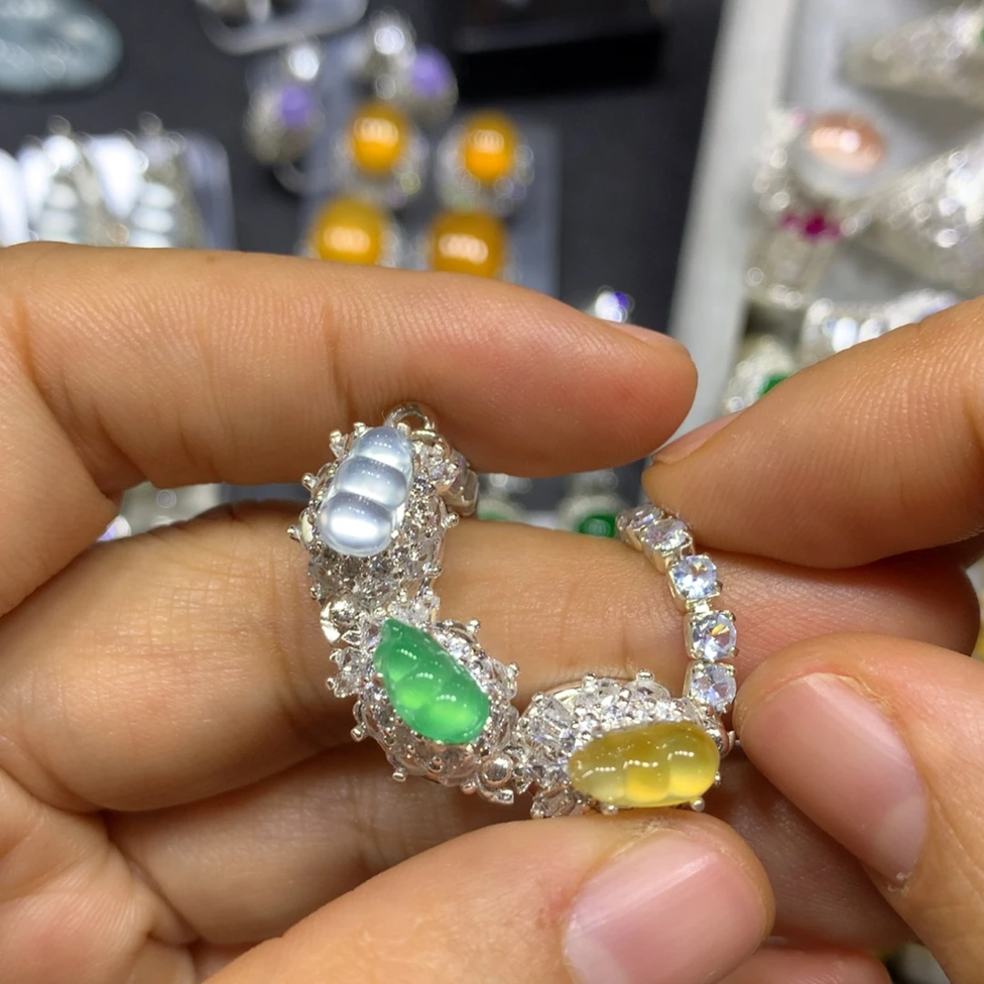 定制翡翠未镶嵌买断不退