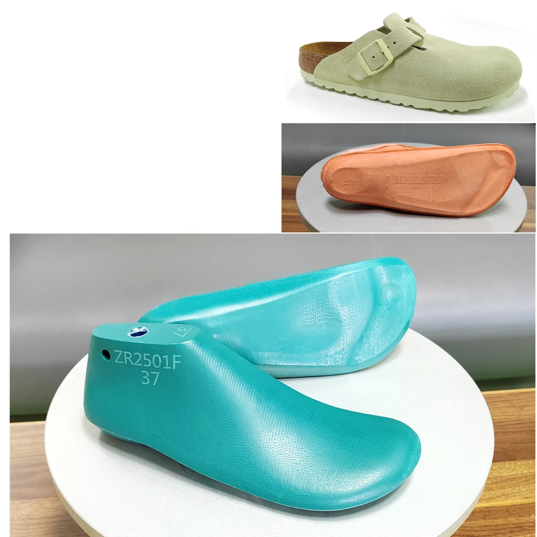 内销女款勃肯包头拖鞋楦头大货鞋楦可提供楦格配套齐全ZRF2501-Y