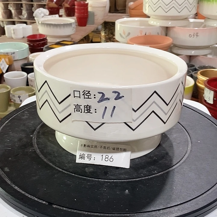微瑕花盆-186-口22×11-1个