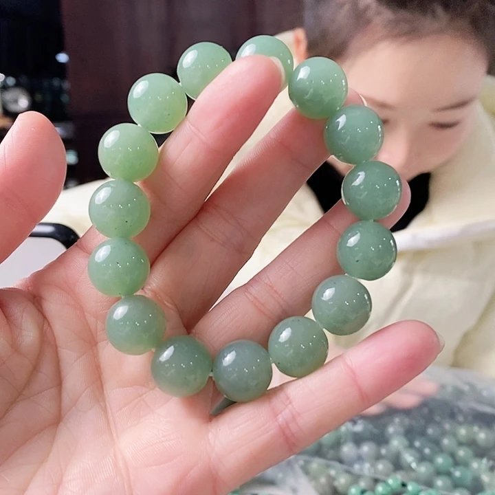 密玉（石英质玉）手链未镶嵌