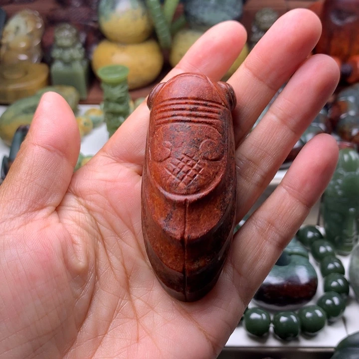 岫岩河磨玉（透闪石质玉）未镶嵌挂件
