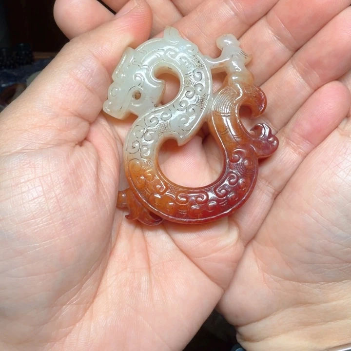 稚***虑和田玉（糖玉）未镶嵌挂件