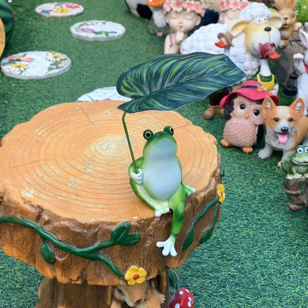 红陶花园庭院摆件