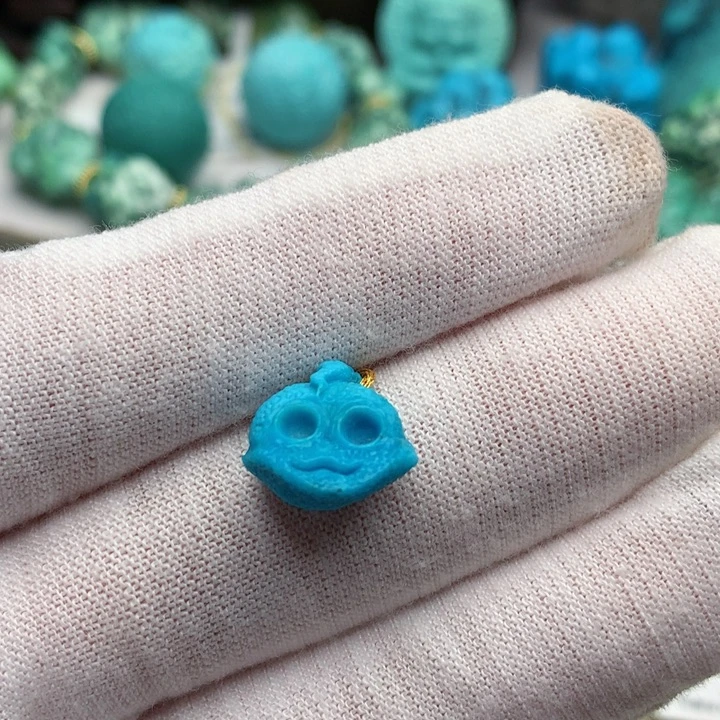 绿松石未镶嵌珠宝奇石13.2mm