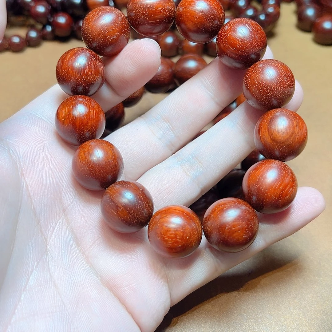 手串/手链小叶紫檀18头货干磨原滋原味