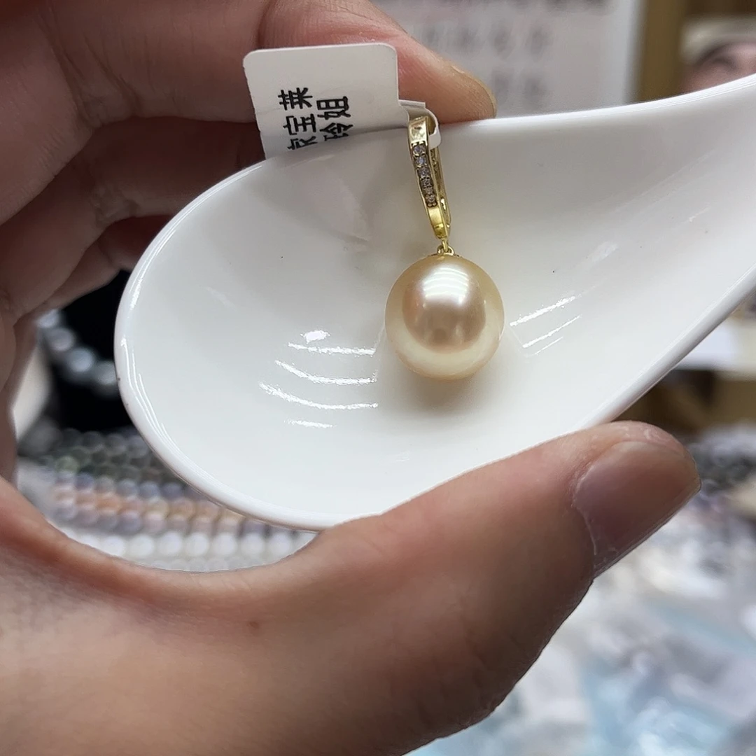 颈饰银S925镶嵌海水珍珠