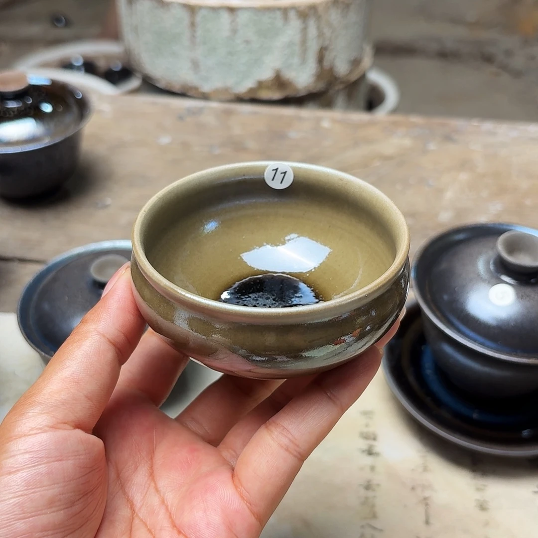 茶盏义兴龙窑建盏11微瑕