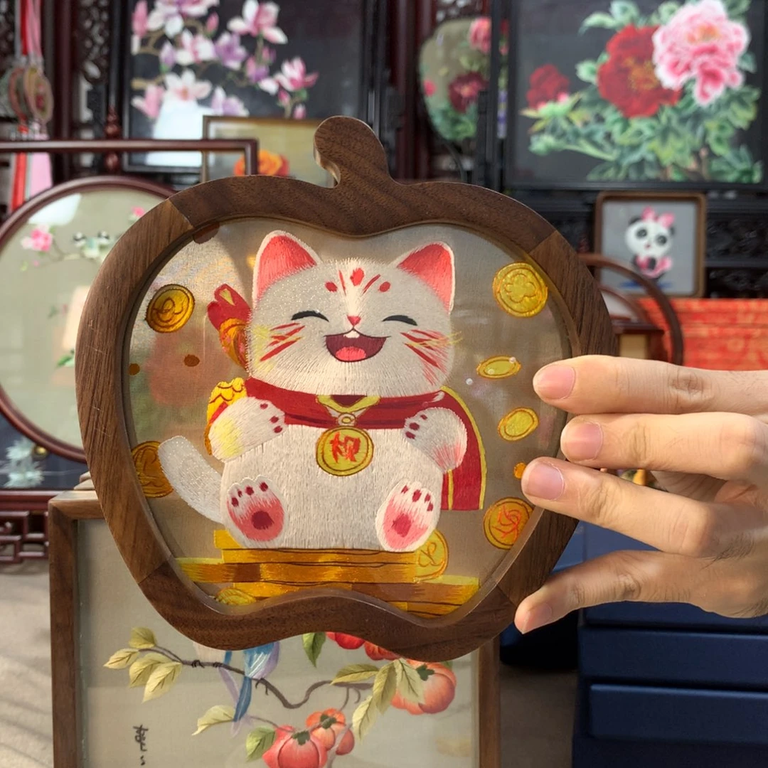 木苏绣精品推荐给您