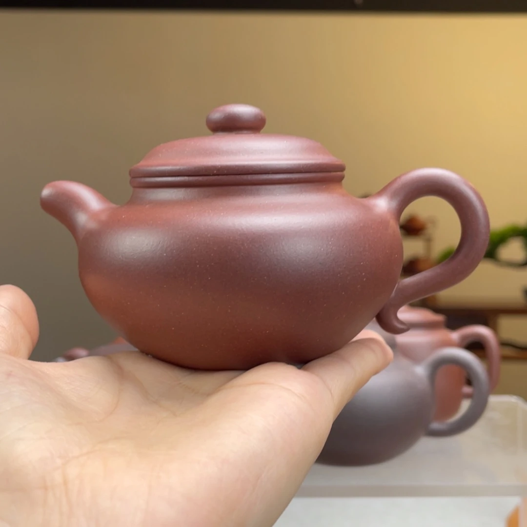 【闪购商品】茶壶紫砂正***店紫泥仿古容量180cc