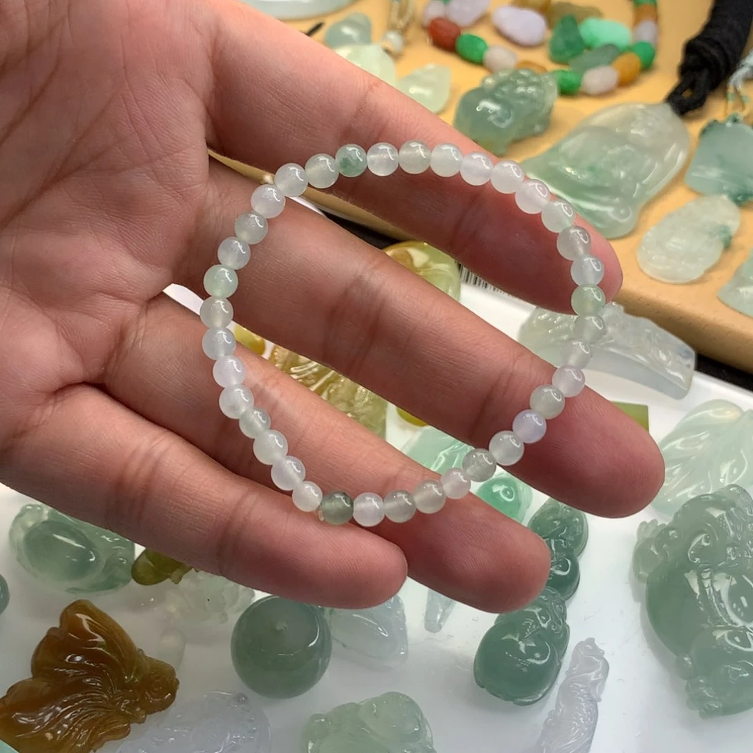 未镶嵌手链翡翠手串