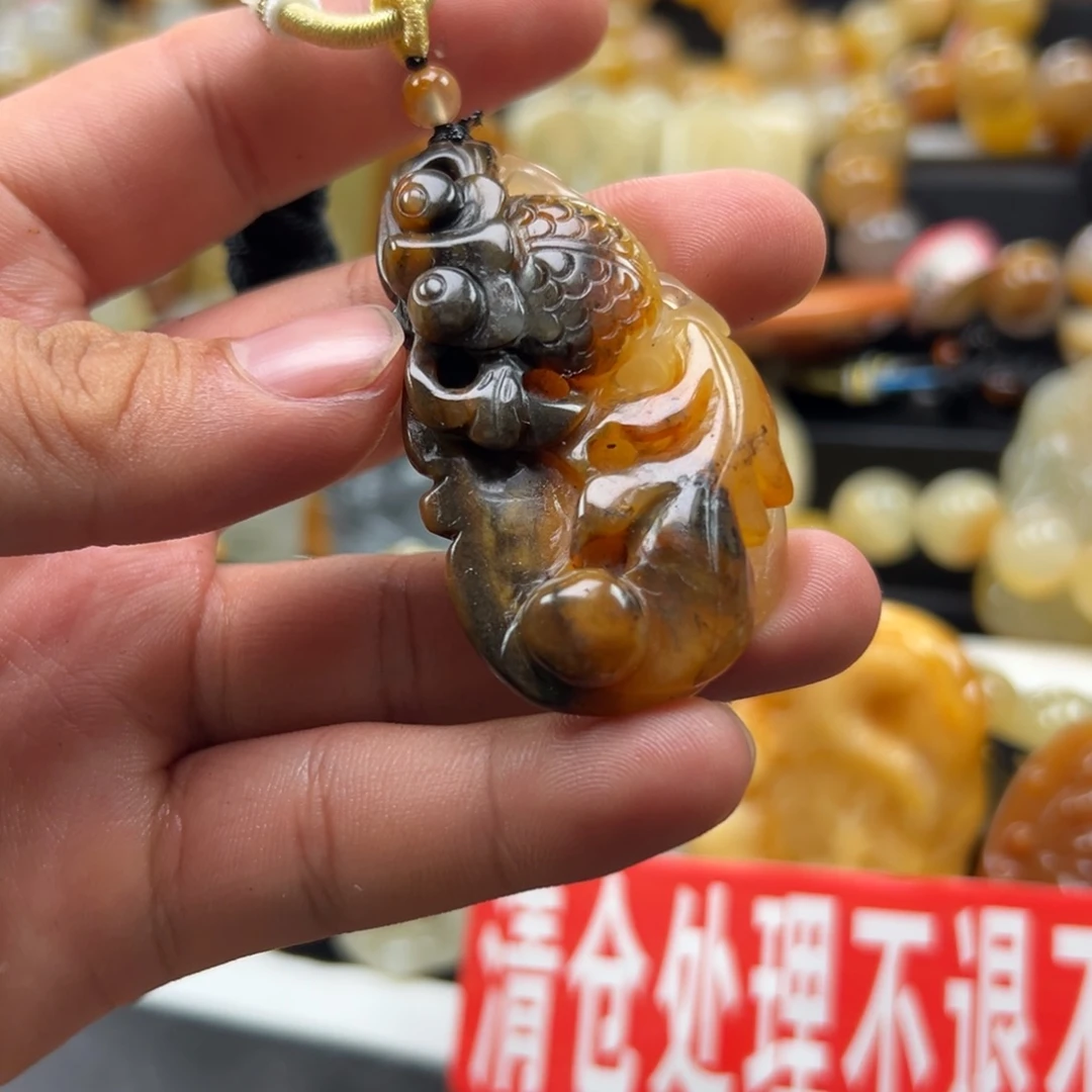 石英质玉（黄龙玉）未镶嵌多样性发货，发其一