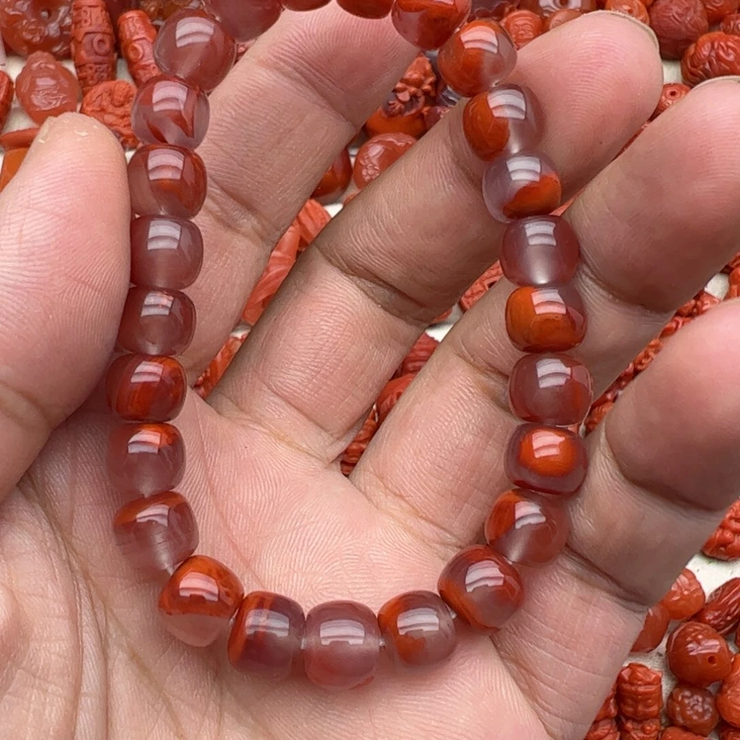 南红玛瑙未镶嵌配饰定制