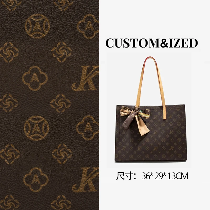 5835杏色秋冬新款经典印花网红大容量单肩斜挎饺子包棕色百搭