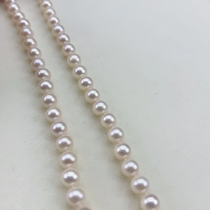 淡水珍珠银S925镶嵌颈饰➕7.8高品极光炫彩