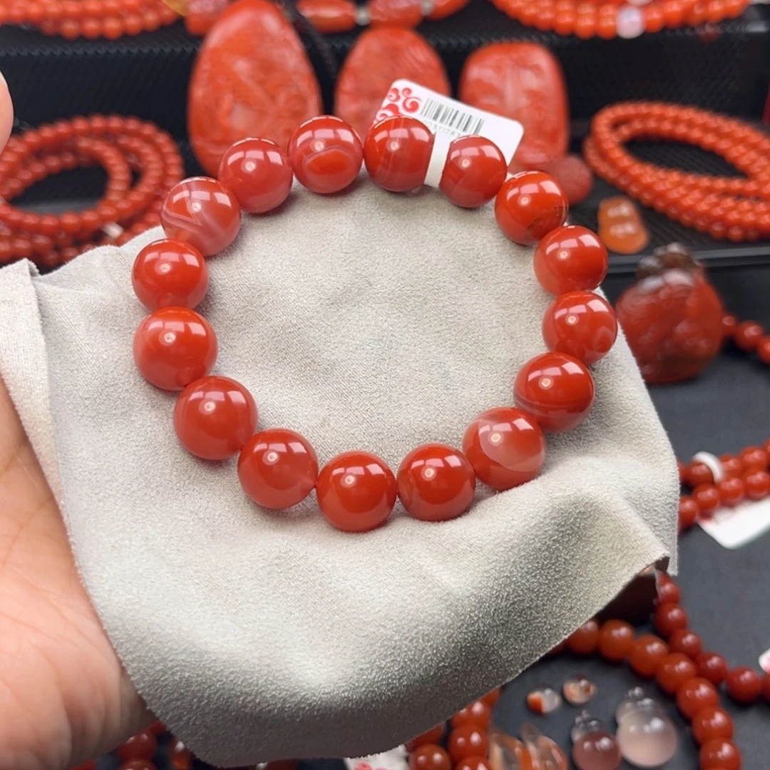 南红玛瑙未镶嵌颈饰