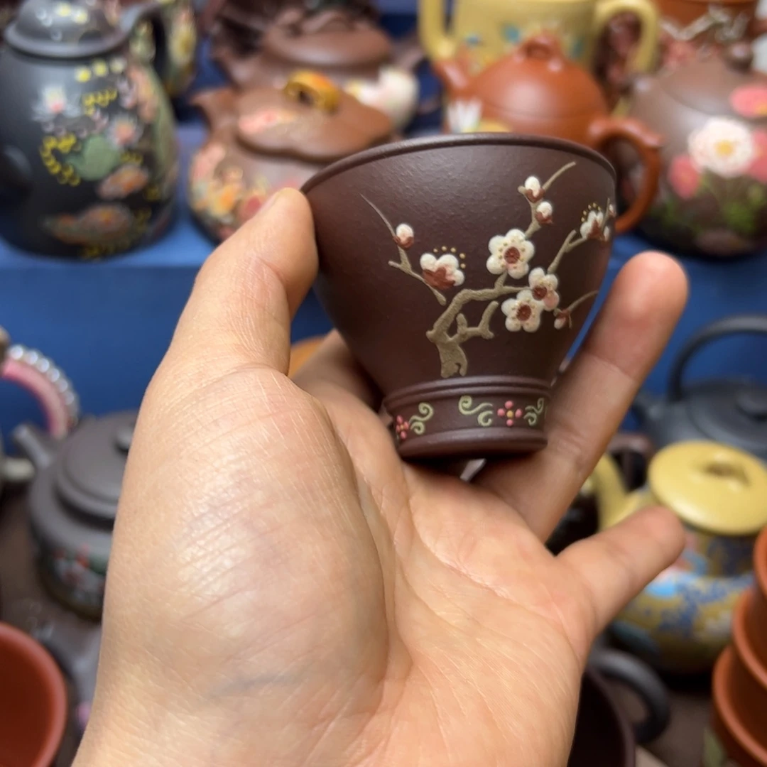 茶杯紫砂紫砂主人杯100cc