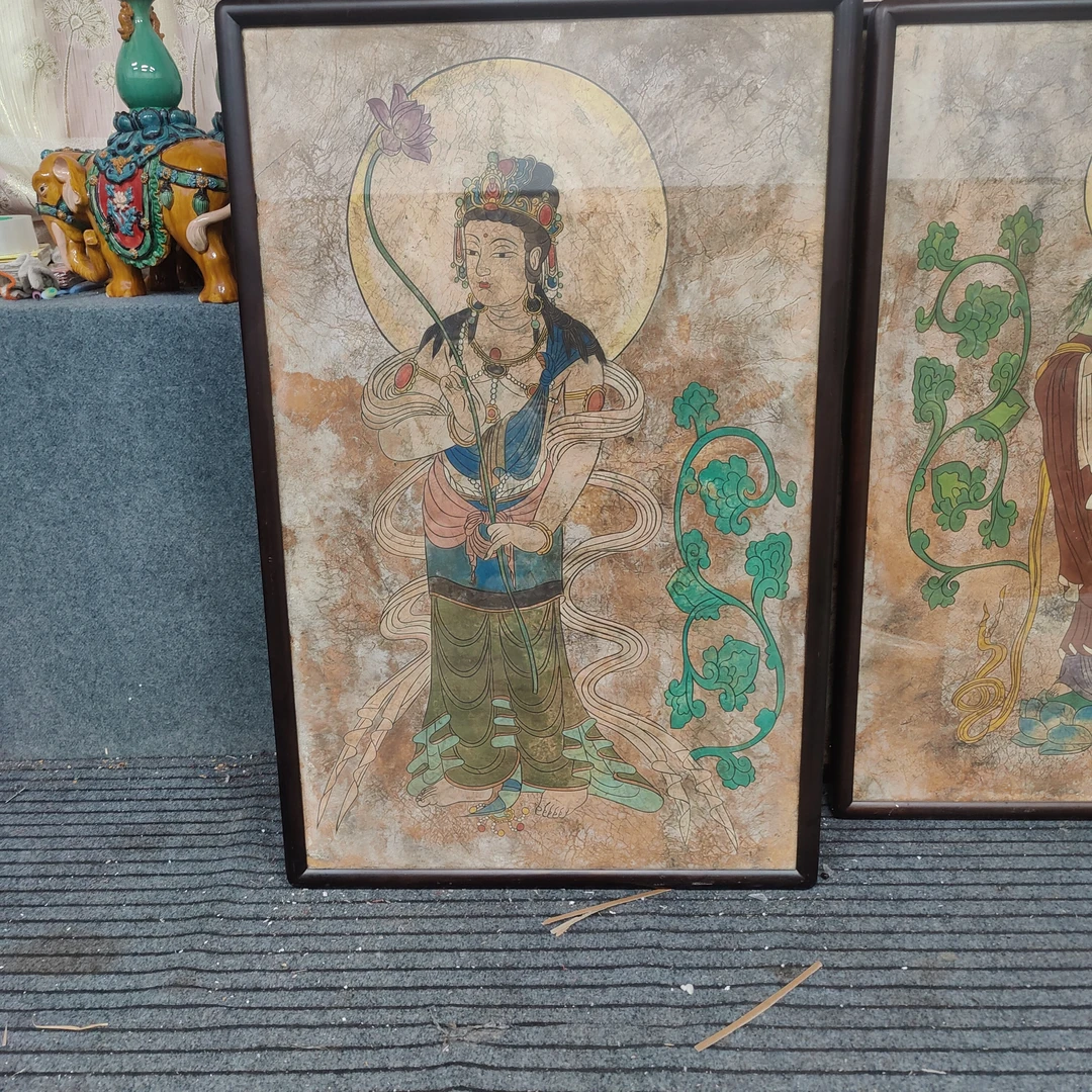 墙皮画尺寸115×75厘米