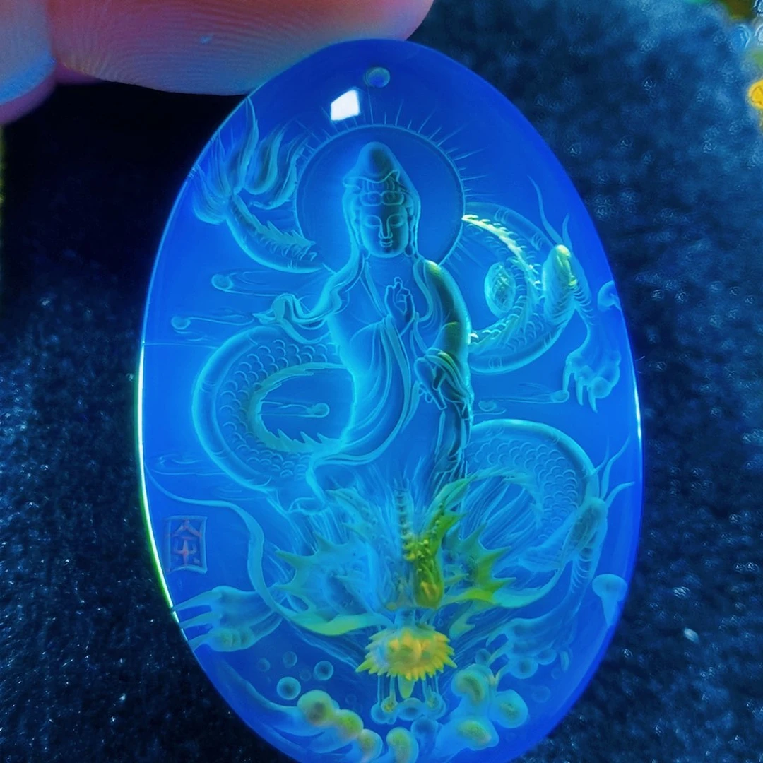 【闪购商品】蓝珀吊坠(不含链)未镶嵌