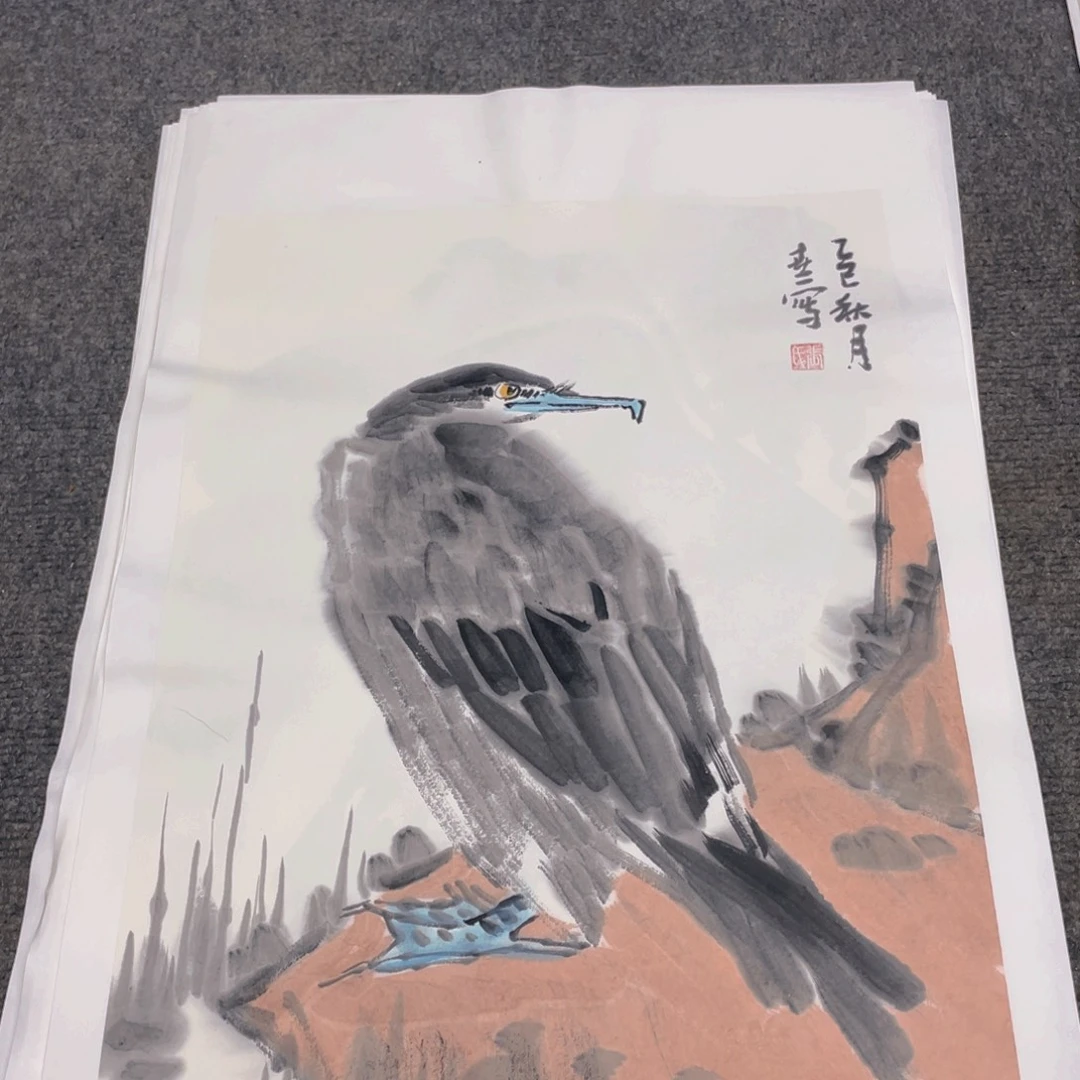 国画1.4平尺国画作品