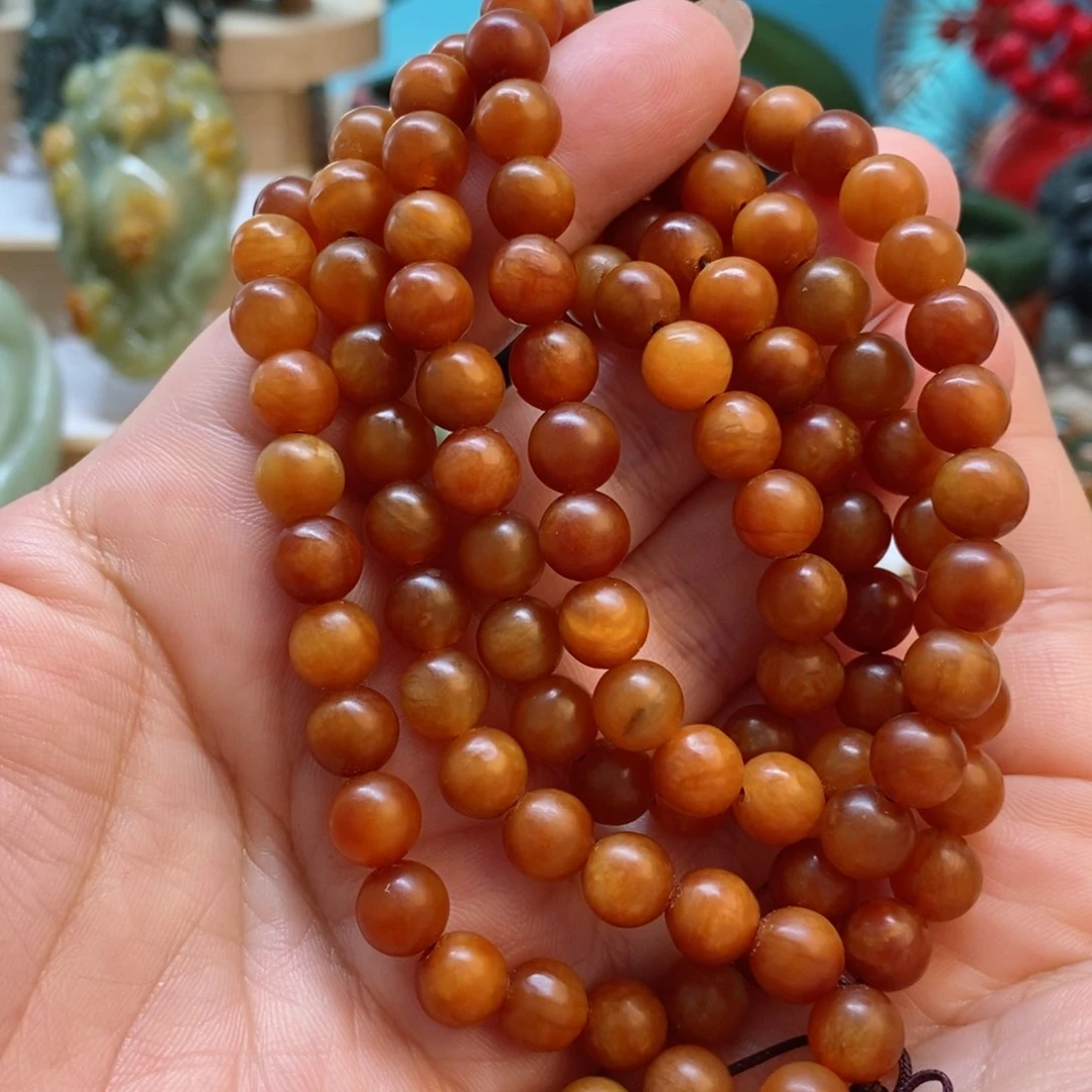 蛇纹石玉项链未镶嵌