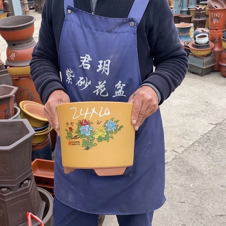 紫砂花盆紫砂艺术