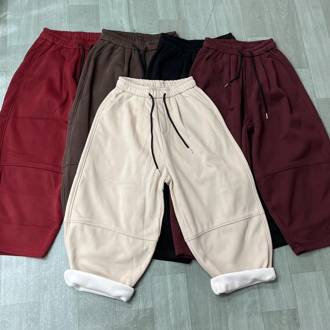 8170厚款加绒宽松百搭休闲卫裤