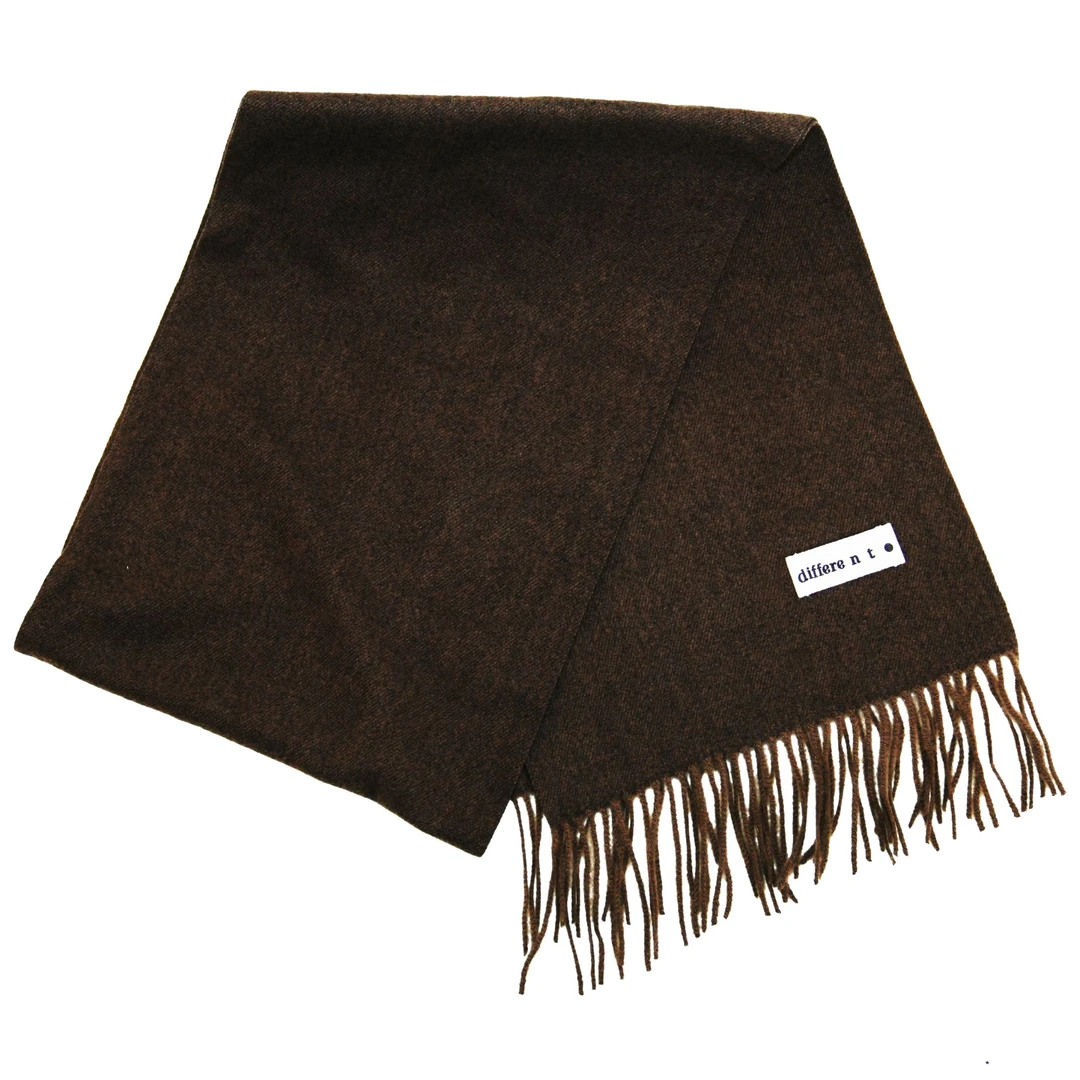 坦博尔针织围巾(宽33*长180cm)流苏秋季高级感美拉德色TZF552202