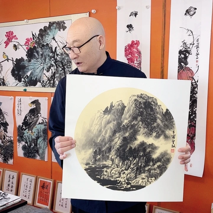 国画张圣敏先生纯手绘作品