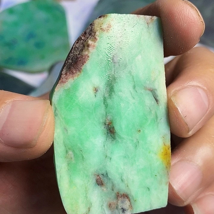 翡翠散珠天然翡翠A货挂件