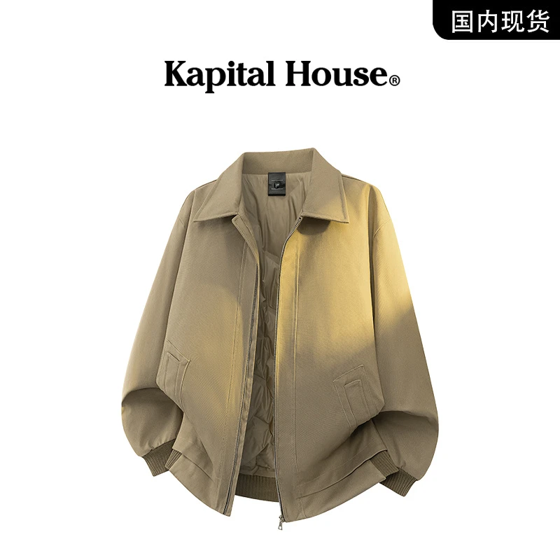 【品牌现货】Kapital House 冬季新款休闲翻领时尚百搭羽绒服外套男
