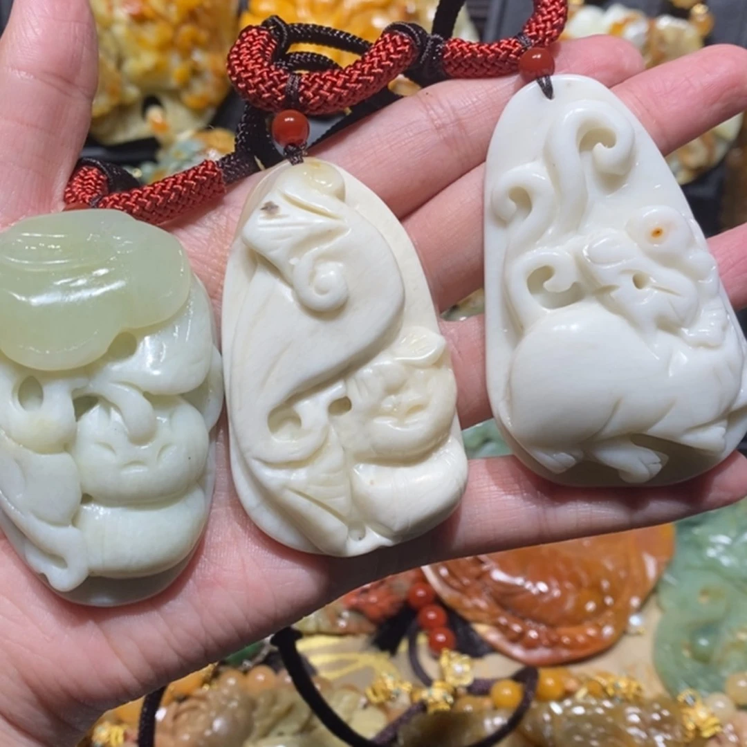 【闪购商品】岫玉毛衣链未镶嵌