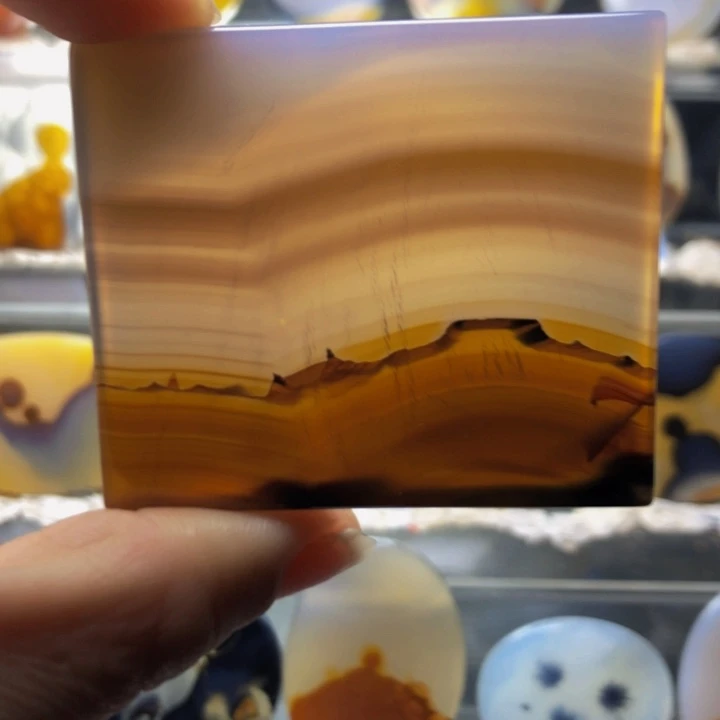 合金玛瑙/玉髓珠宝奇石58