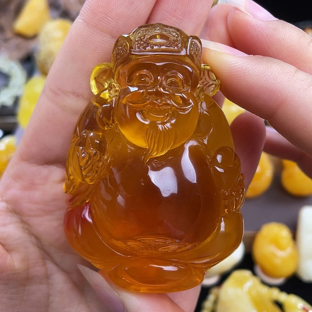 琥珀未镶嵌珠宝奇石