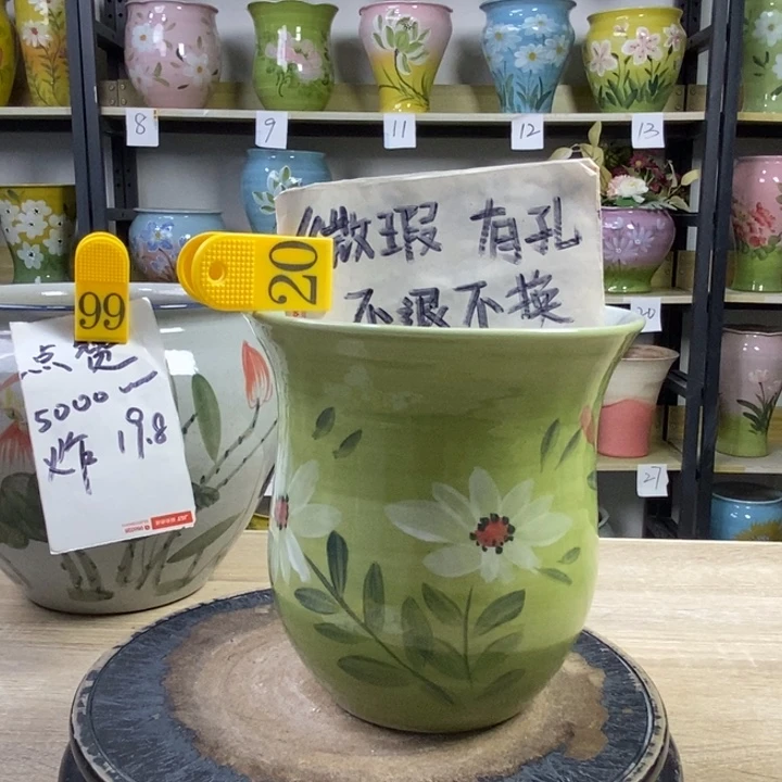 景德镇高温陶瓷花盆
