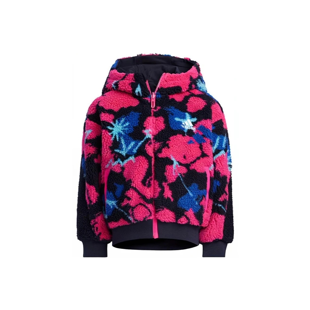 adidas阿迪达斯 红色 两面穿外套儿童款 H39306