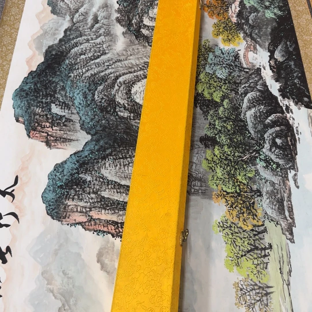 国画QC原创横山水作品！带证书！限购一单