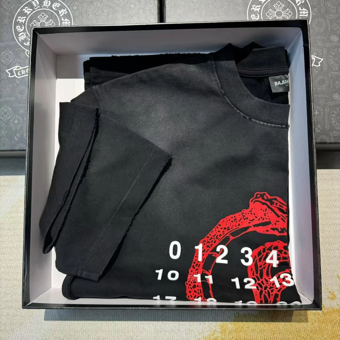 【F2504】轻奢高级感重工重磅T恤 男女同款