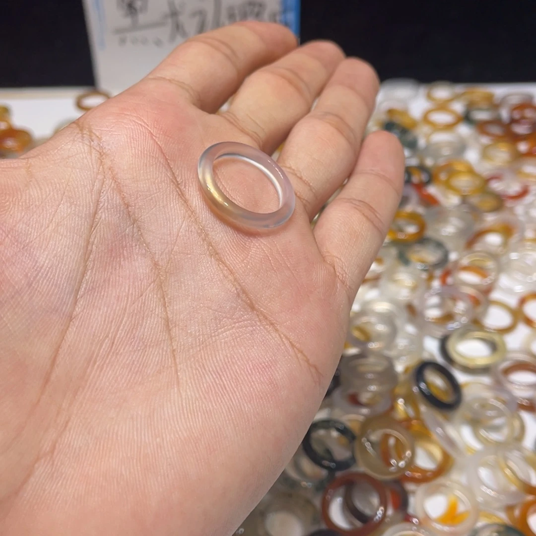 玛瑙/玉髓合金戒指58号港14.5 默认瑕疵