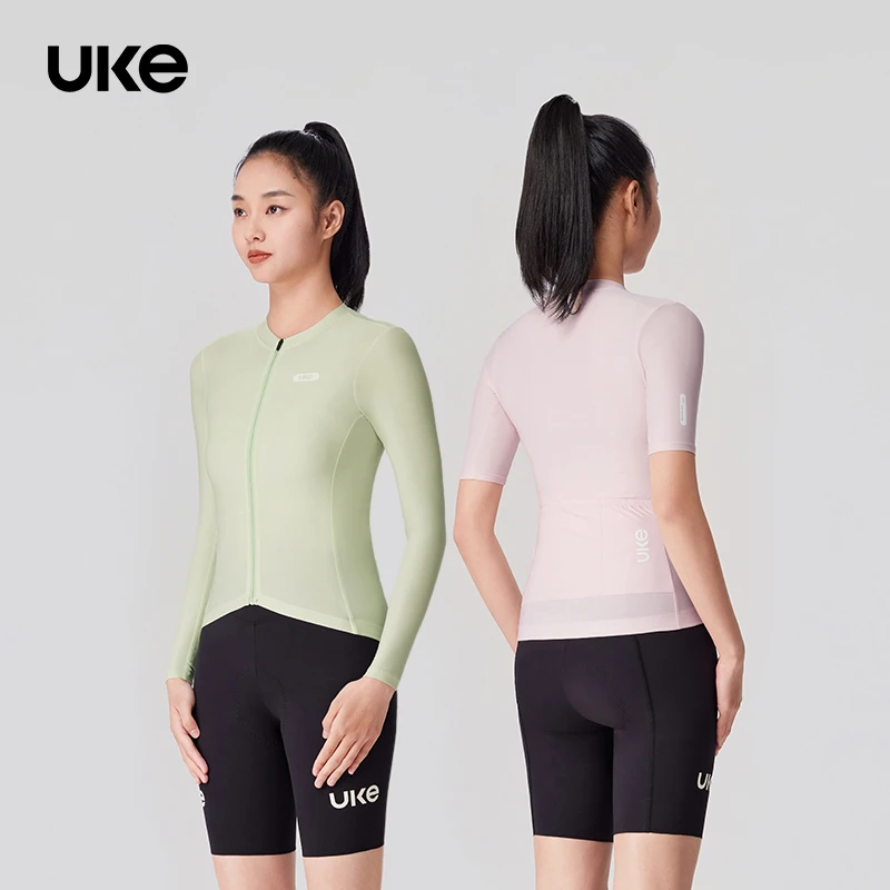 UKE女款骑行服时尚长短袖紧身防晒舒适休闲透气薄速干 沐光/梦远