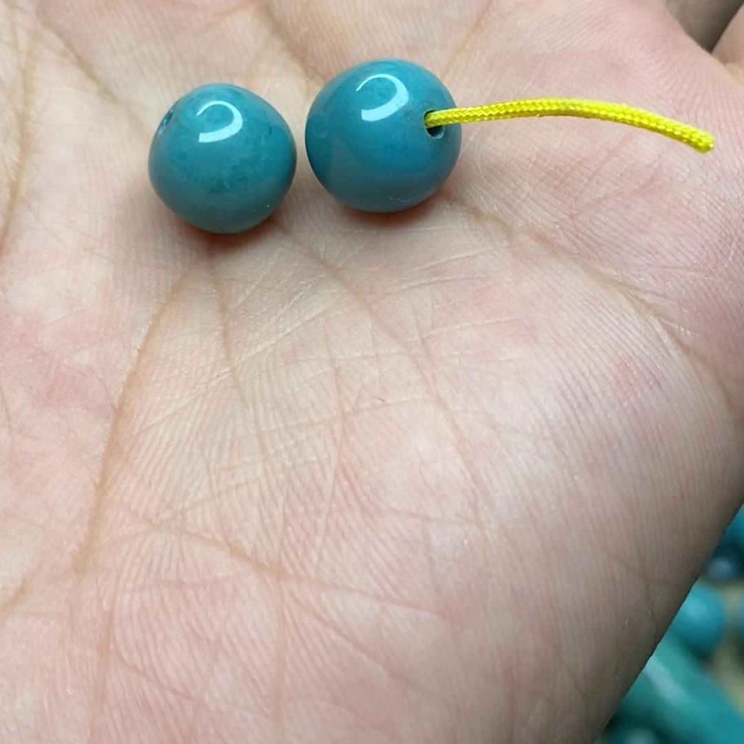 无非金属特色老型珠一对
