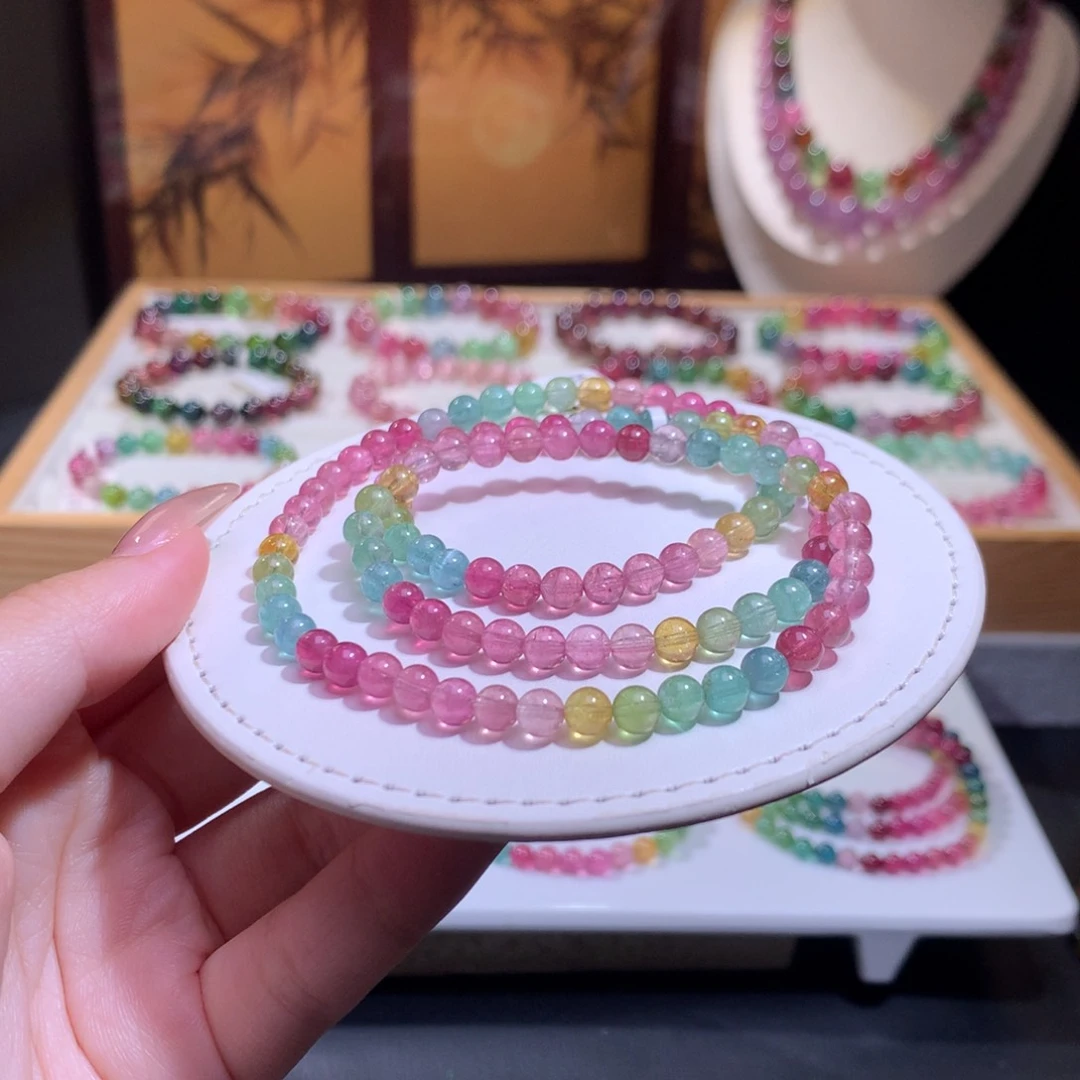 未镶嵌手链碧玺碧玺