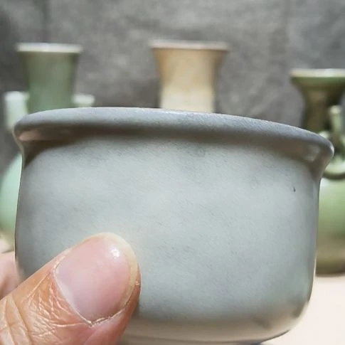 安***心官窑白釉单手把杯一个