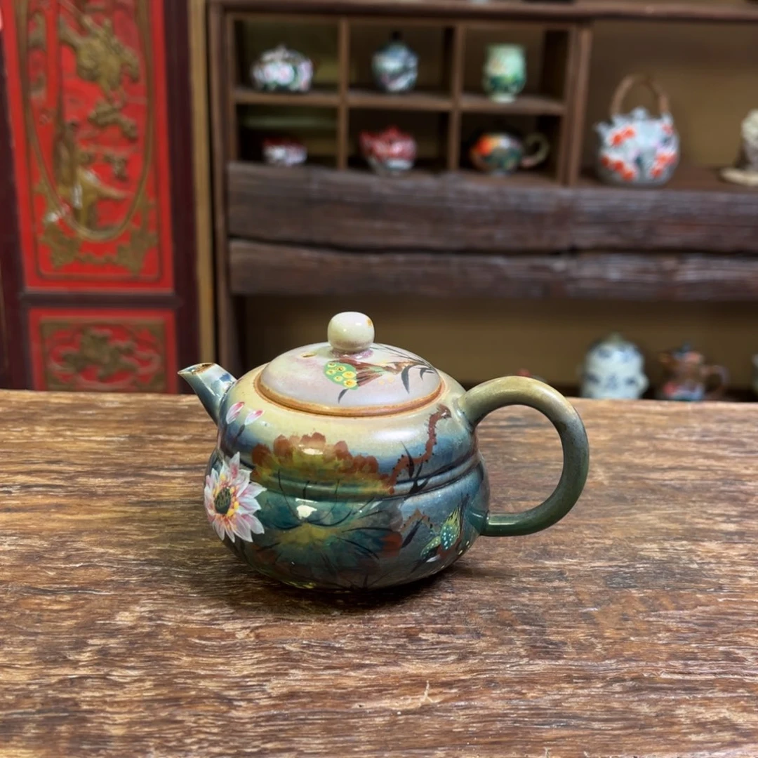 景德镇柴烧手工手绘陶瓷